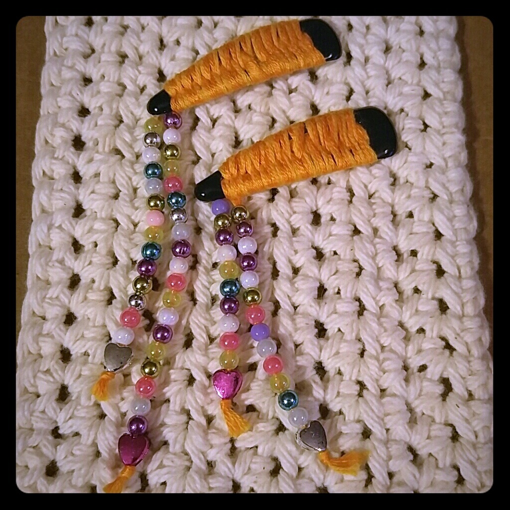 Set of Handmade Girls/Kids Barrettes.